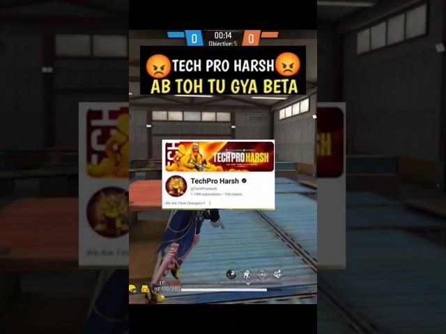 TECH PRO HARSH AB TU GYA BETAALIGHT MOTION FF|1PANDA#short#freefire#ff#yt#viral#gaming#games