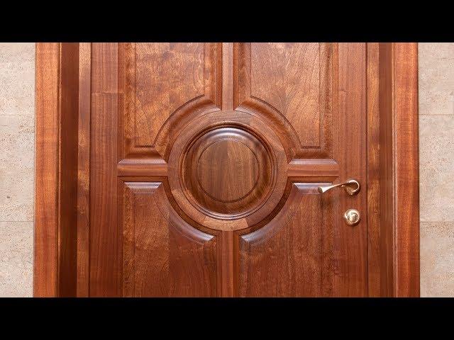 Изготовление межкомнатных дверей из массива красного дерева / Woodworking / Making doors of Sapele