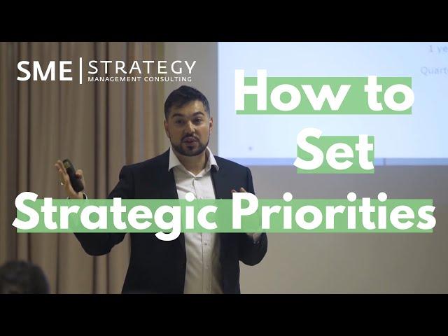 How to Set Strategic Priorities in Your Plan