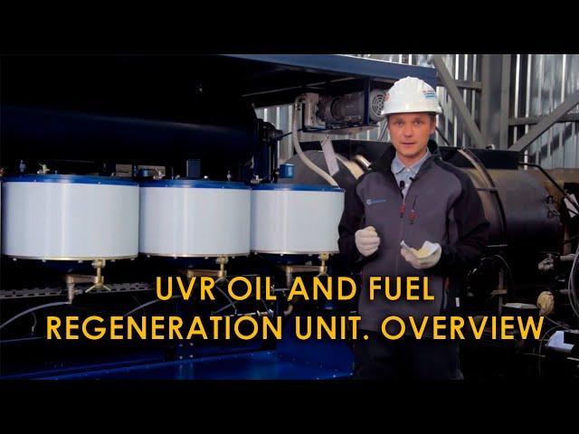 Multipurpose oil product purification and oil regeneration machine UVR-450 & UVR-L