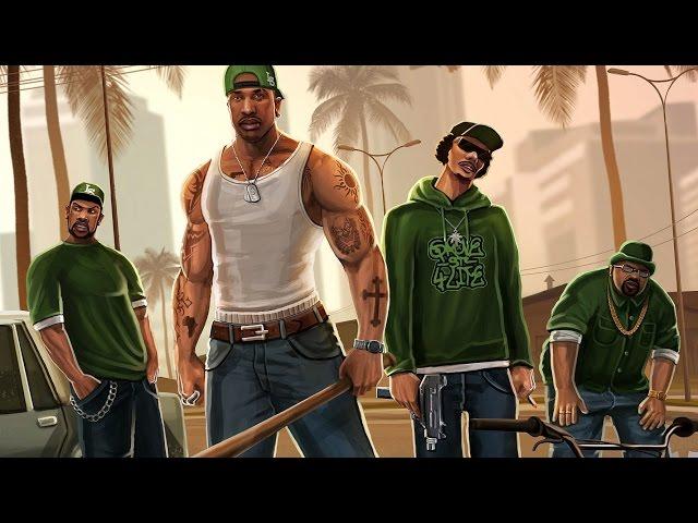 СТРИМ-Grand Theft Auto: San Andreas БЕЗ КОДОВ!№1.