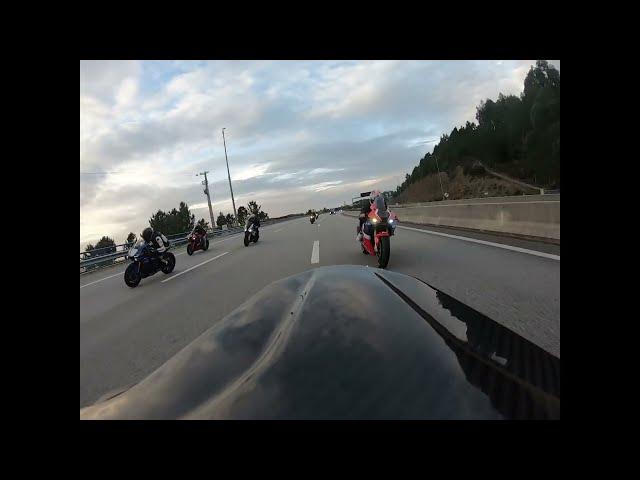 BMW S1000RR 2023 VS HONDA CBR1000RR-R SP 2021 VS YAMAHA R1 2018 - Part 2 - Down-Hill