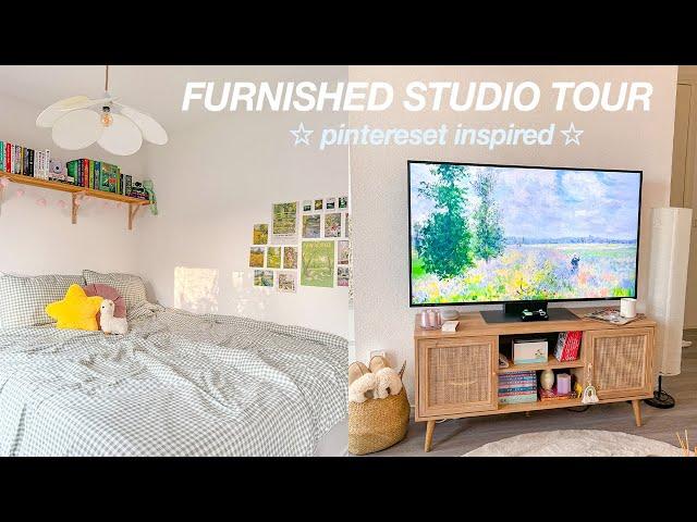 pinterest inspired apartment tour 🩷 *cottagecore cozy*