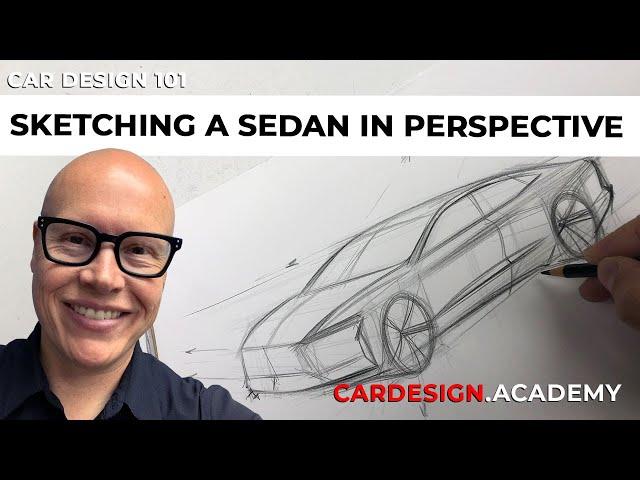 Car Design 101: Drawing a Luxury Sedan in Perspective