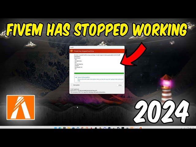 Fivem Has Stopped Working 2024 (Launch Error FIX)