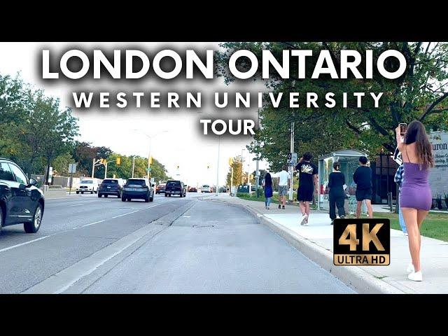 Driving in London Ontario Western University Tour