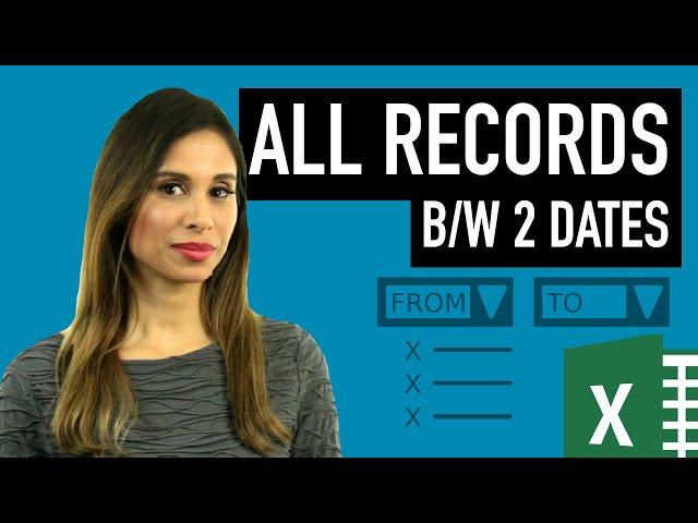 Effortlessly LOOKUP ALL values between two dates (return many match results)