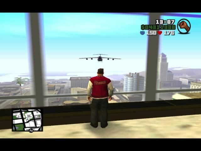 GTA SA - Plane Crash