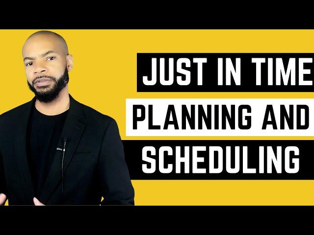 Just in Time Planning and Scheduling