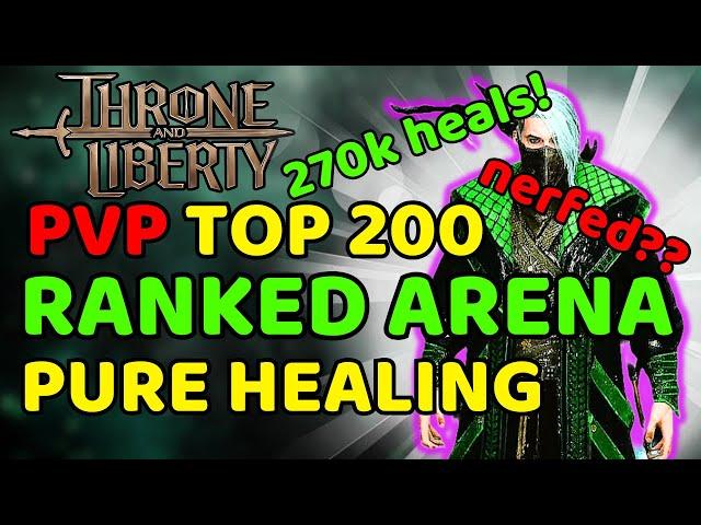 Bow/Wand STILL BEST HEALER Arena PVP | Top 200 | Throne and Liberty