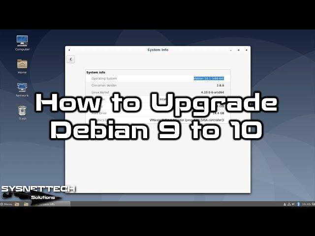How to Upgrade Debian 9 Stretch to Debian 10 Buster | SYSNETTECH Solutions