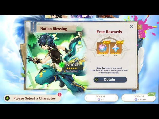 GOOD NEWS! 35 FREE PULLS FOR KINICH AND RAIDEN IN THE SECOND PHASE - Genshin Impact