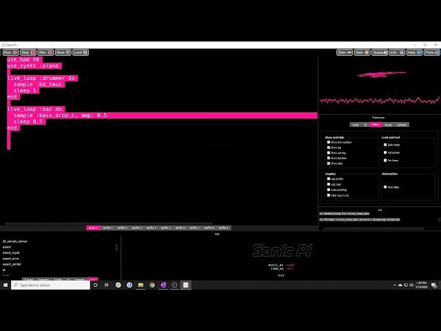 Sonic Pi Tutorial And AlgoRave