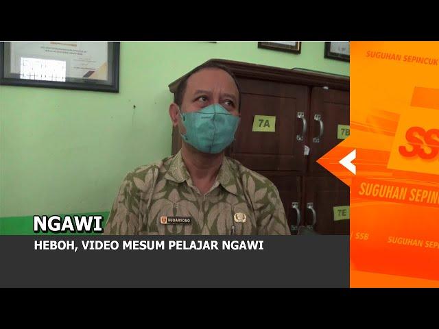 NGAWI - Heboh, Video M3sm Pelajar Ngawi