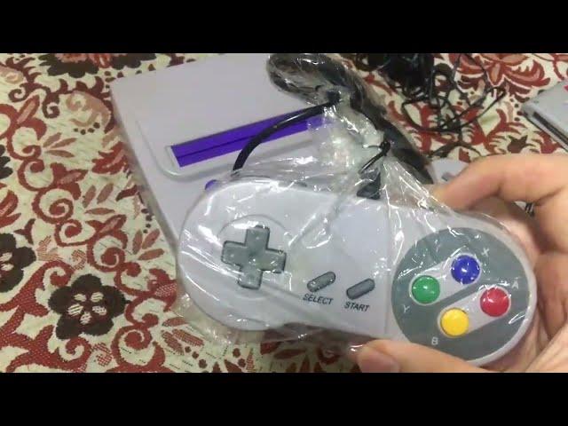 Обзор Китайского клона Super Nintendo / Super Famicom (SNES) и флэш-картриджа с играми с Aliexpress