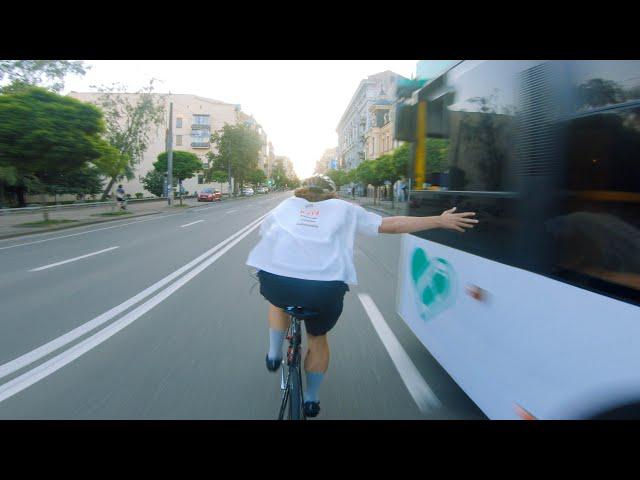 Racing Fixed Gear in Kyiv | Bike Excurtion in Sport Mode