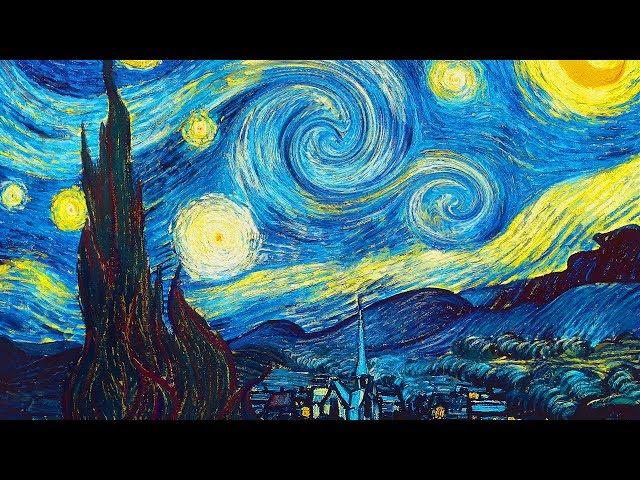 Animated Van Gogh - Beethoven Moonlight Sonata