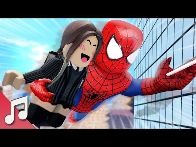 Roblox Song | Spider Man x Wednesday Movie  Imagine Dragons - Bones (Roblox Music Video)