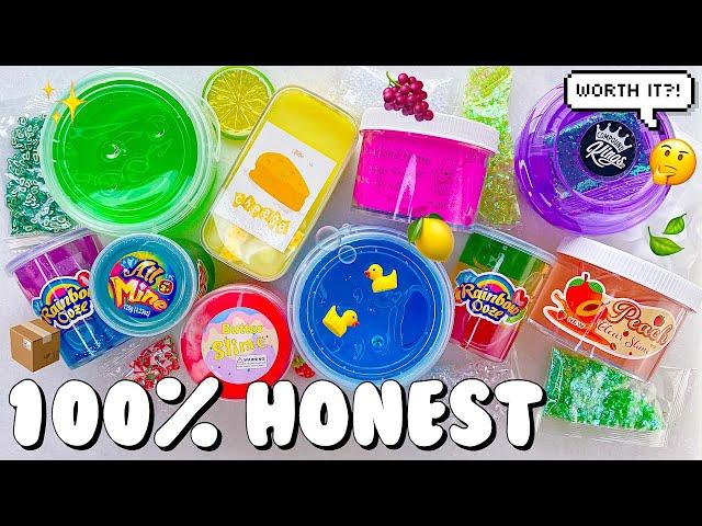 Amazon Slime Review  New clear slimes & more! Rating them out of 5 stars ⭐️