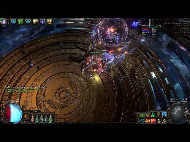 [3.17] tanky Agony Guardian 13M DPS (No Arakali) (A8 Sirus, Maven, Maven's Invitation: The Feared)