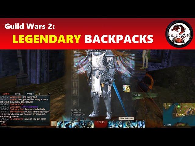 Guild Wars 2: Legendary Backpacks │ The Ascension & Ad Infinitum Guide