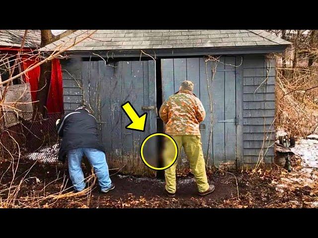 Brothers Open Forgotten Shed - Make Shocking Discovery About Previous Owner!