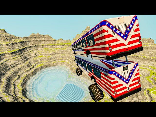 Cars vs Leap of Death Jump #44  -  BeamNG Drive | StaticCat