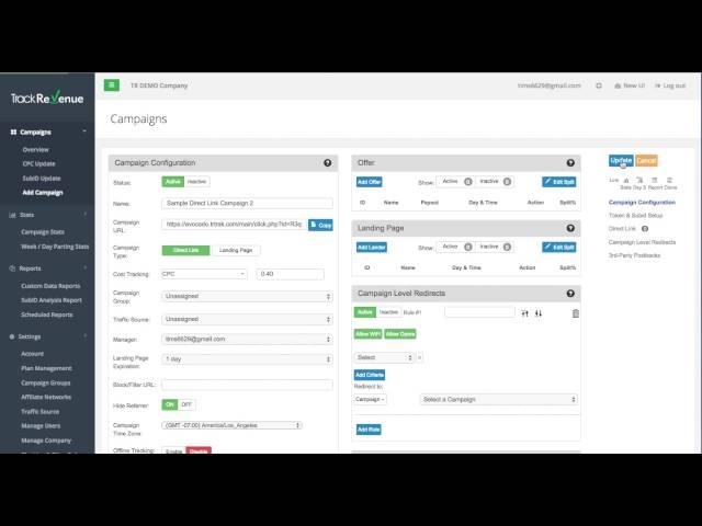 Track Revenue - Campaign Creation Direct Link Tutorial