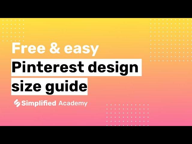 Free Pinterest Design Size Guide