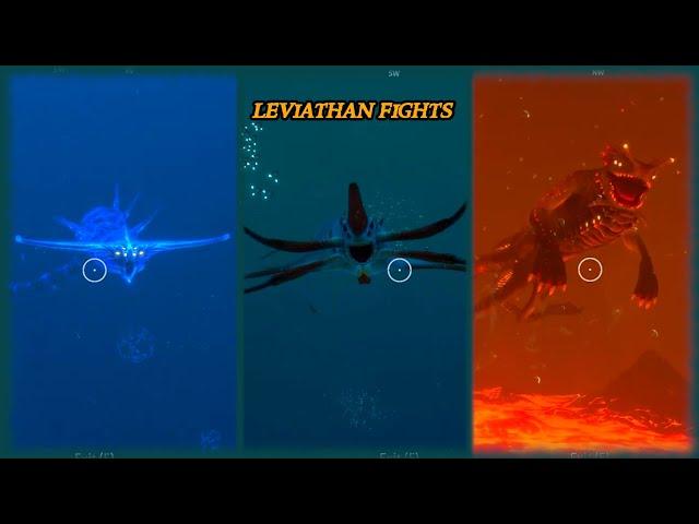 Subnautica Fighting All Leviathan's (All Bosses)