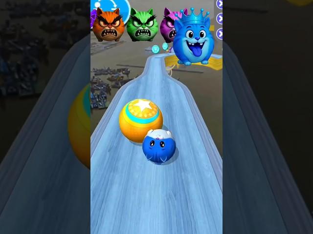 which one cat ball can win this game #shorts #gaming #goingballs #spiderman #viralvideo