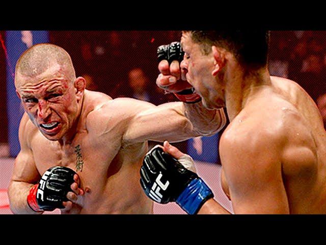 EVERY Georges St-Pierre Finish EVER