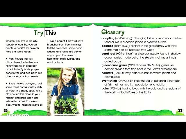 SCIENCE || HELPING HABITATS || READ ALOUD