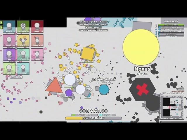 Normal day in Arras.io siege shiny server (/#wv)