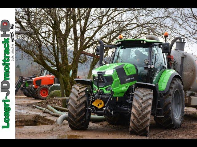 NEW Deutz Fahr 6165TTV at work 2017 !