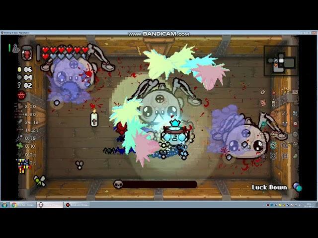 The Binding of Isaac: Repentance - Fruit Cake + Angelic Prism + Immaculate Heart = Chaos