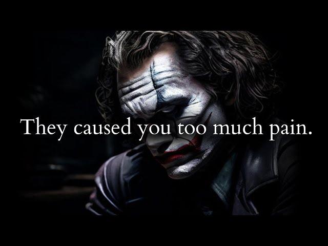 This time they caused you too much pain - Joker Speech (Powerful)