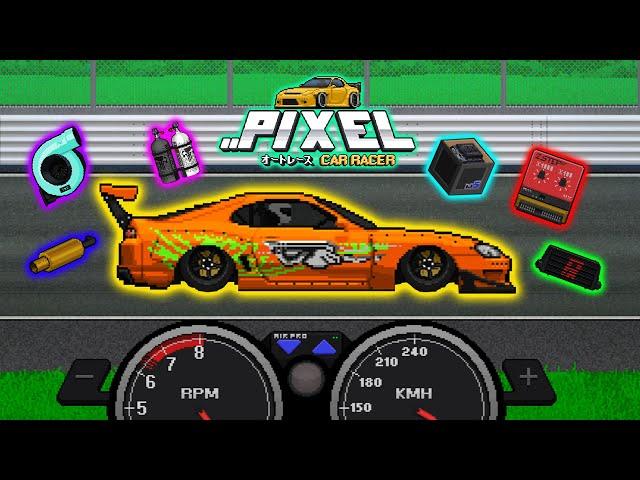 Toyota Supra | Pixel Car Racer | Gameplay | MineGaming92