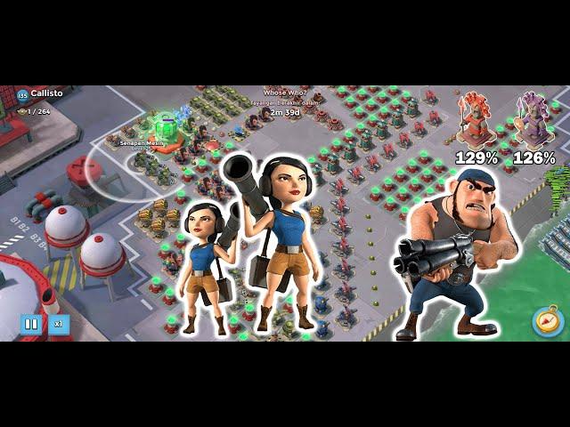 BOOM BEACH OPERATION SOLO RUSH CALLISTO WITH ZOOKAS + BULLIT SHOCK | #19