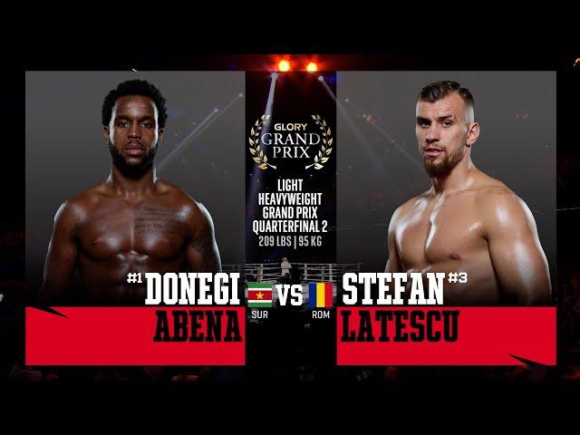 Donegi Abena v Stefan Latescu | GLORY Light Heavyweight Grand Prix