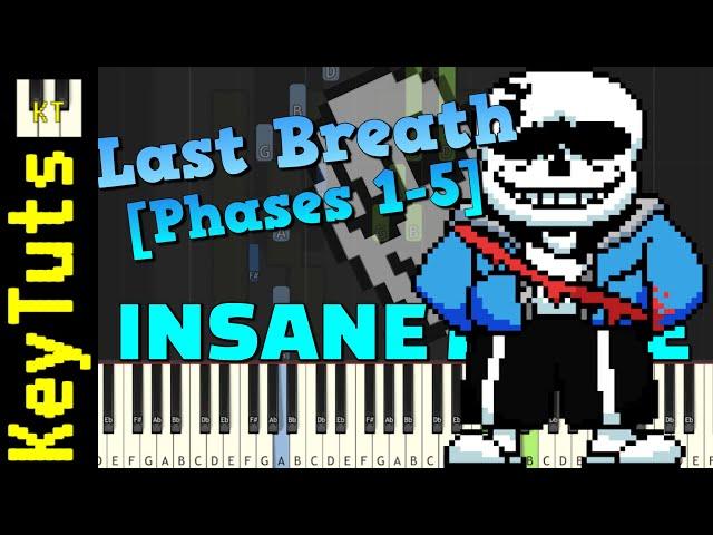 Undertale Last Breath [Phases 1-5] - Insane Mode [Piano Tutorial] (Synthesia)