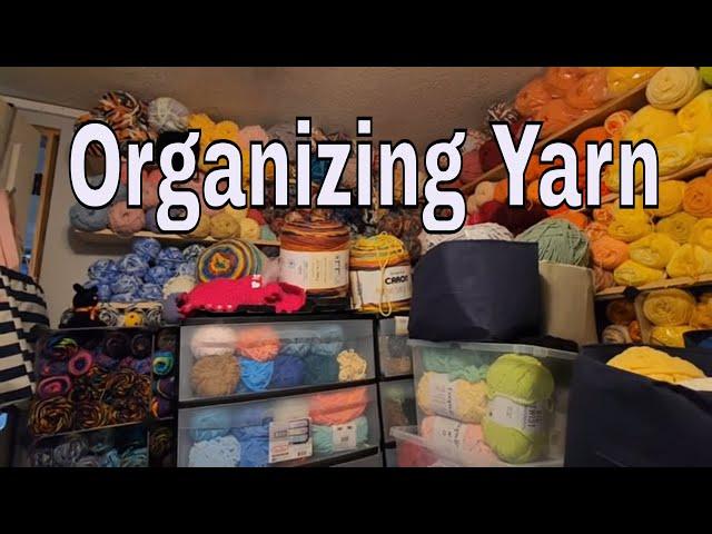 Organizing Yarn In My Yarn Room