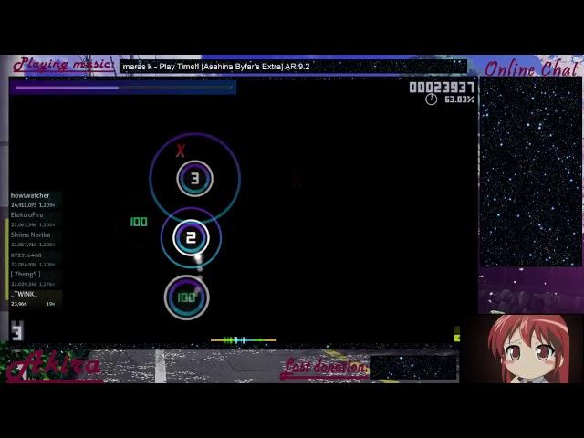 Osu! l 600pp l Шок Контент, играет клешнями в OSU!! l Планшет + Клава