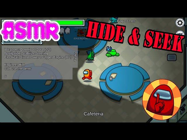 ASMR Gaming  Among Us New Hide And Seek Mode Relaxing Keyboard + Mouth Sounds Whispering 