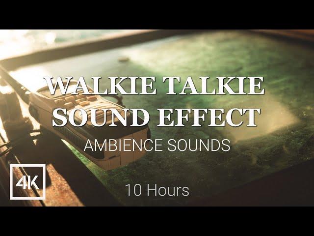 Walkie Talkie Static Noise Sound Effect {10 Hours}