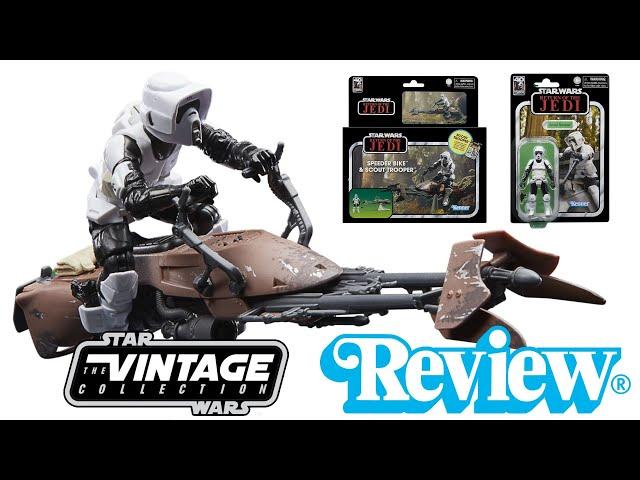 Star Wars The Vintage Collection Speeder Bike & Scout Trooper Review