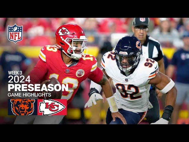 Chicago Bears vs. Kansas City Chiefs | 2024 Preseason Week 3 Game Highlights