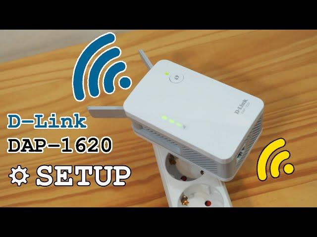 D-Link DAP-1620 Wi-Fi Extender • Unboxing, installation, configuration and test