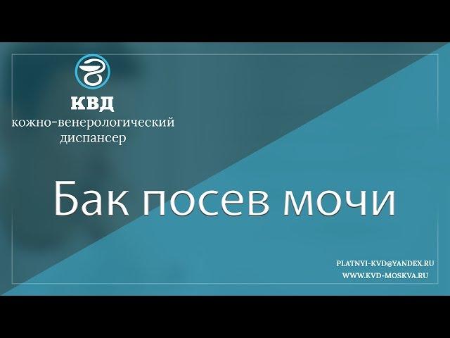 15  Бак посев мочи