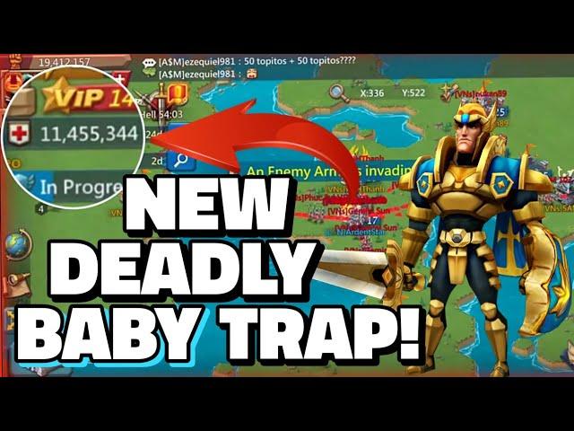 A BRAND NEW STYLE OF TRAP? C17 INFIRMARY TRAP!  - Lords Mobile